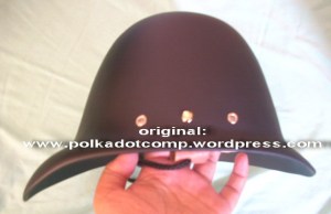 Topi onthel/ polkah model serdadu Inggris warna hitam