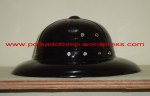 Topi onthel model demang warna hitam glossy